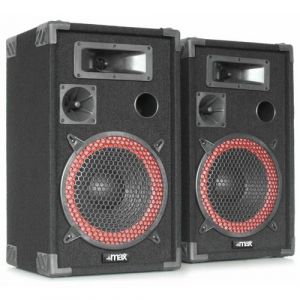 MAX XEN3508 - Paire d'Enceintes Passives 8, Puissance 2x500 Watts, SPL 110dB