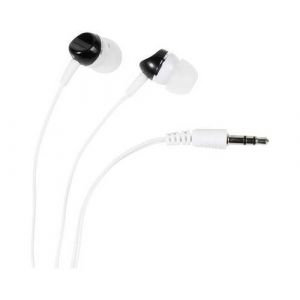 Vivanco SR 3 BLACK Écouteurs intra-auriculaires filaire blanc, noir