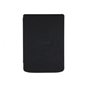 PocketBook Shell series - Étui à rabat pour lecteur eBook - polyuréthane - noir - pour PocketBook Verse, Verse PRO
