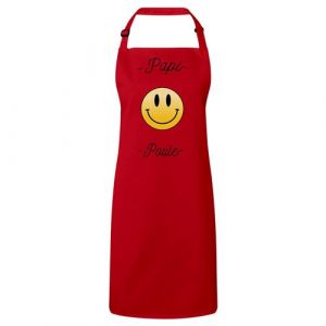 Fabulous Tablier Cuisine Premium Rouge Papi Poule