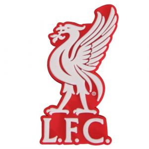 Aimant pour réfrigérateur avec écusson du club de football Liverpool (Taille unique) (Rouge/Blanc) - UTSG962