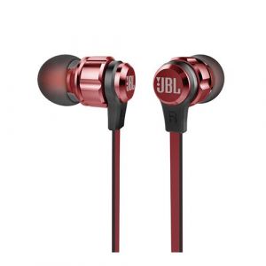 &Eacute;couteurs JBL T180A Filaire ,Intra-auriculaires ,Sport ,Compatible IOS et Android - Rouge