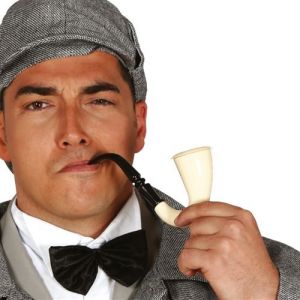 pipe pvc sherlock holmes d&eacute;tective enqu&ecirc;teur 16cm - g&eacute;n&eacute;rique 16841