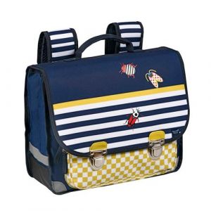 CARTABLE 36 VINTAGE - 2 COMPARTIMENTS Animascot - 36x30x14 cm