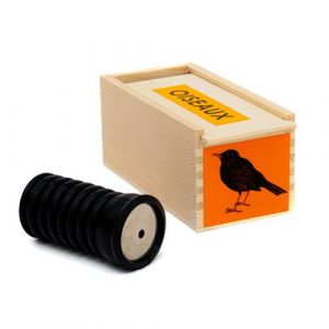 quelle est belle compagnie - appeau individuel manipulé merle noir (en coffret bois)