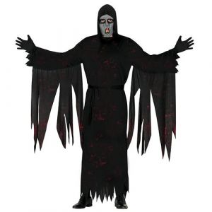 déguisement assassin sanguinaire cagoulé adulte - m - noir - guirca 79750