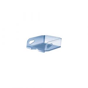 ARDA TR18MAXBL bac de rangement de bureau Plastique Bleu, Transparent