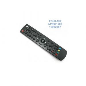 Télécommande tv de remplacement pour aya a19bd1902 10082387