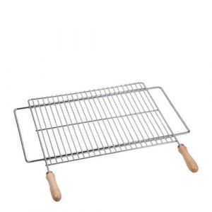 Grille extensible barbecue 50/60 x 40 cm inox