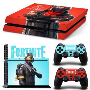 Autocollant Stickers Skin de Protection pour Console et Manette Sony Playstation PS4 - Fortnite #7
