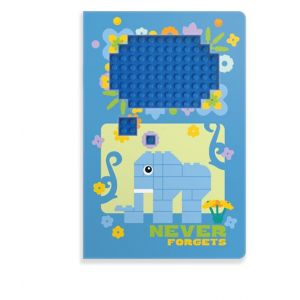 Notebook avec Stylo Gel LEGO&reg; Reclaim & Recycle Elephant