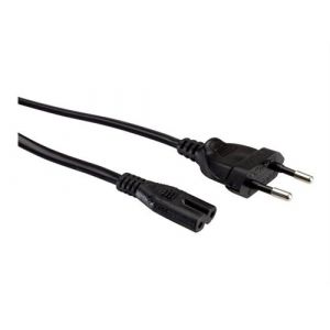 Roline - Câble d'alimentation - Europlug (M) pour power IEC 60320 C7 - CA 250 V - 2.5 A - 1.8 m - noir