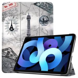 Housse etui coque pochette simili cuir pour Apple iPad Air 4 2020 (10,9 pouces) - TOUR EIFFEL - htdmobiles