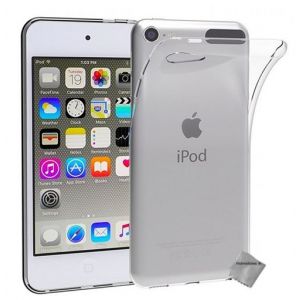 Housse etui coque gel fine pour Apple iPod Touch 5 avec verre trempe - TRANSPARENT TPU