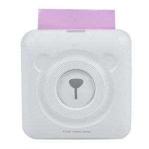 Mini Pocket Imprimante photo thermique sans fil Bluetooth 57mm - Rose