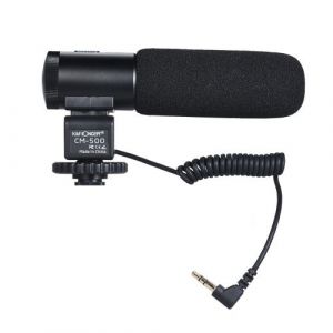 CONCEPT CM-500 Métal Cardioïde Directionnel Condenseur Shotgun Vidéo Microphone Interview Mic pour Canon Nikon Sony DSLR Caméra Caméscope
