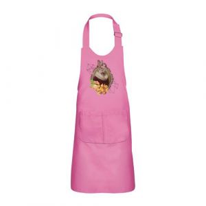 Fabulous Tablier Cuisine Enfant 2 Poches Rose Madame Lapin - Haut de gamme