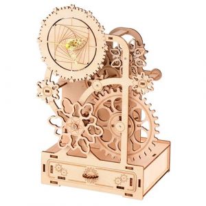 3D Puzzle Boite à Musique Kits de Modèle d'engrenage Mécanique d'horloge