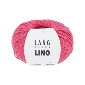 Pelote de lin à tricoter Lino - Lang Yarns(...) - 85 Rose