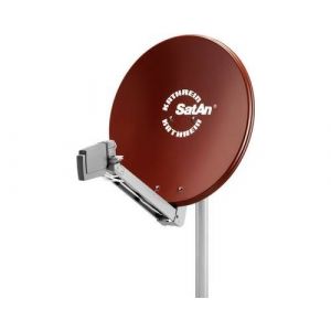 Antenne SAT 75 cm Kathrein CAS 80 R&eacute;flecteur: aluminium rouge, marron
