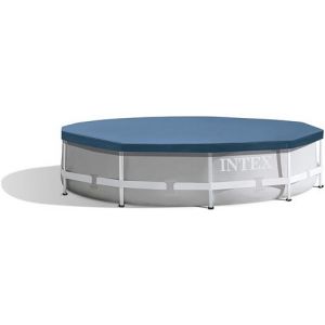 Bâche de protection pour piscine tubulaire ronde - 305 x 305 x 25 cm - 28030 - Bleu