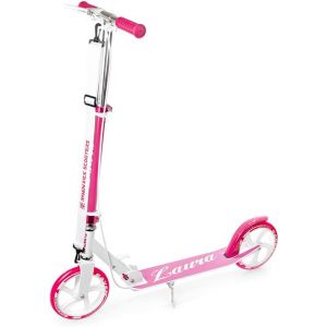 Trottinette grande roue Laura 200mm RAVEN Enfant Mixte Glisse urbaine Blanc/Rose Enfant Enfant Avec frein à main Raven