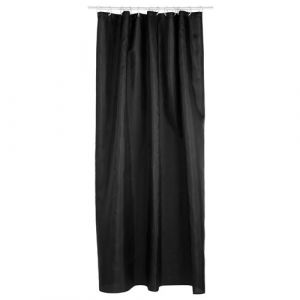 Five Simply smart - Rideau de douche - Polyester - 180 x 200 cm - Noir