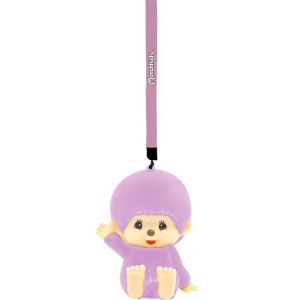 Figurine lumineuse avec dragonne Teknofun Monchhichi rose 9 cm