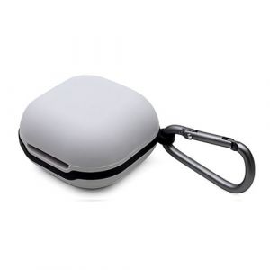 Coque en silicone anti-choc avec boucle anti-perte gris pour votre Samsung Galaxy Buds Pro