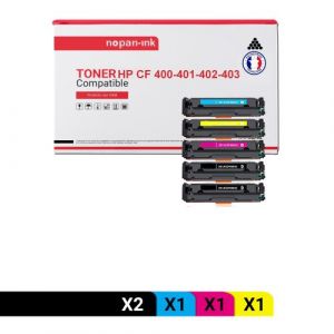 TONERMEDIA - x5 Toners HP CF400X 045HK (x2) + CF40