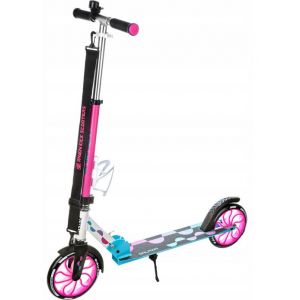 Trottinette grande roue LED Galaxia 200mm RAVEN Enfant Mixte Rose