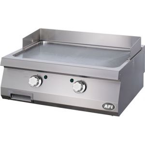 Grill Électrique à Poser Double Plaque Lisse Acier Carbone ou Chrome Série 900 AFI Collin Lucy