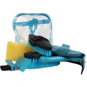 Roma - Kit de toilettage - Cheval (Taille unique) (Bleu sarcelle) - UTWB460