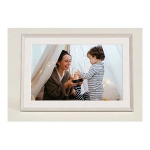 Aura Frames Carver Mat - Cadre num&eacute;rique - 10.1" - 1280 x 800 - argile avec mat blanc