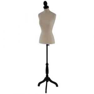 Mannequin de couture de tailleur buste torse féminin T220 mousse, crème