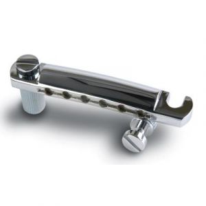 Accessoires guitares GIBSON STOP BAR CHROME AVEC BOULONS ET INSERTS Pi&egrave;ces d&eacute;tach&eacute;es