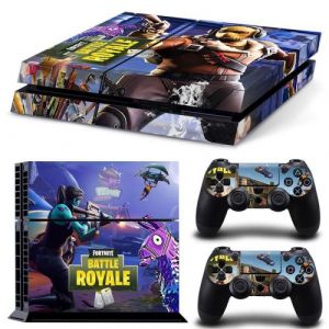 Autocollant Stickers Skin de Protection pour Console et Manette Sony Playstation PS4 - Fortnite #36