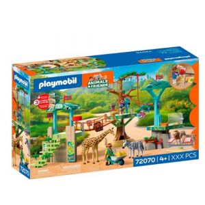 72070 Zoo : Parc aventure au milieu des animaux sauvages Playmobil