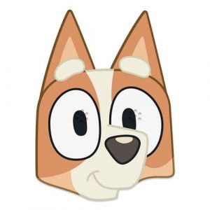 STAR CUTOUTS Masque en carton - Bingo (Bluey) - Taille A4