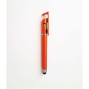 Stylet Stylo Support pour ZTE Axon Elite Smartphone 3 en 1 Bille Tablette Ecrire Universel (ORANGE)