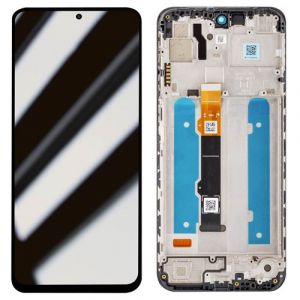 Écran Original Motorola G41 LCD plus Vitre Tactile avec châssis Motorola Gris Clair