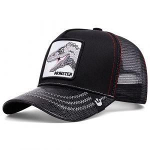 Casquette de baseball taille réglable Monster noir livraison gratuite