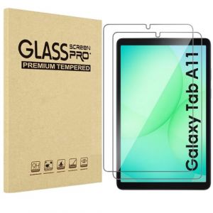 Verre Tremp&eacute; pour Samsung Galaxy Tab A11 [Pack 2] Film Protection Ecran Resistant [Lot de 2] Vitre Protecteur Anti Rayure Phonillico