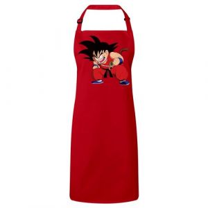 Fabulous Tablier Cuisine Premium Rouge Dragon Ball Enfant San Goku