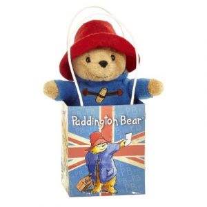 Ours Paddington dans un sac cadeau Union Jack