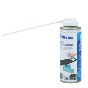 Bombe Dépoussiérante Waytex Air sec 200 ml Aérosol air comprimé Nettoyant Informatique