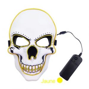 Masque【Plus it】 LED T&ecirc;te de mort Jaune 25x17x7cm