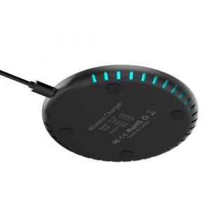 Qi chargeur sans fil de charge casque intelligent Dock pour Apple AirPod 2th whitebla