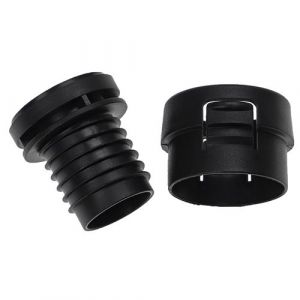 vhbw Kit de réparation du tuyau de l'aspirateur 2-pcs compatible avec Miele Active Medical - Maintenance, noir