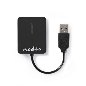 Nedis CRDRU2300BK - Lecteur de carte - tout-en-un (MS PRO, SD, xD, MS PRO Duo, miniSD, TransFlash, SDHC, microSDHC) - USB 2.0